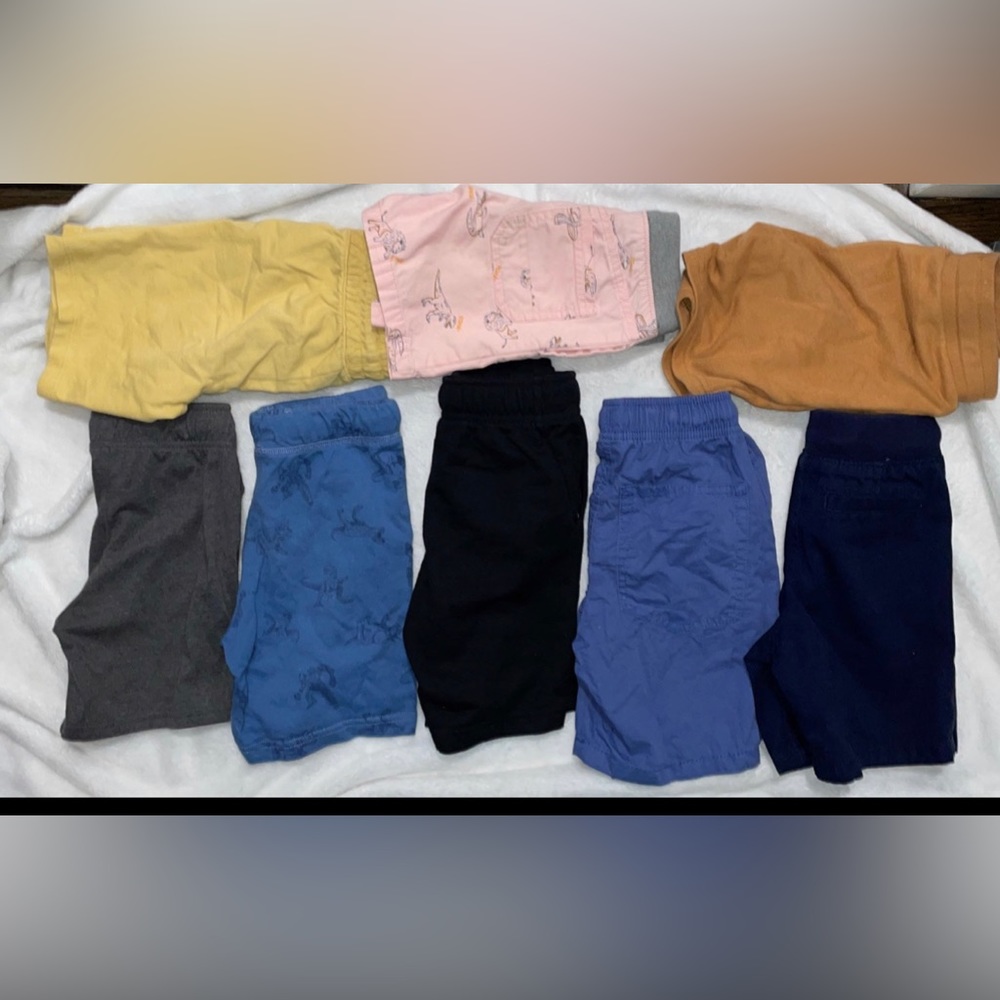 Bundle of 8 pairs of boys shorts - Sz 4&5
